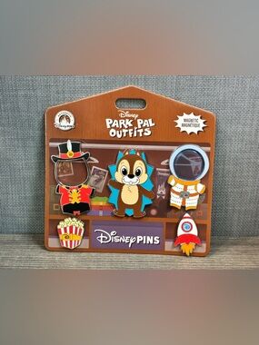 Disney Chip Park Pals Pin Set